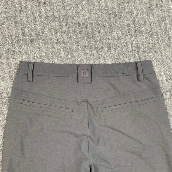 FootJoy Pants Mens 30 Grey Flat Front Golf Performance Lightweight Golf Chino FJ - Picture 10 of 14